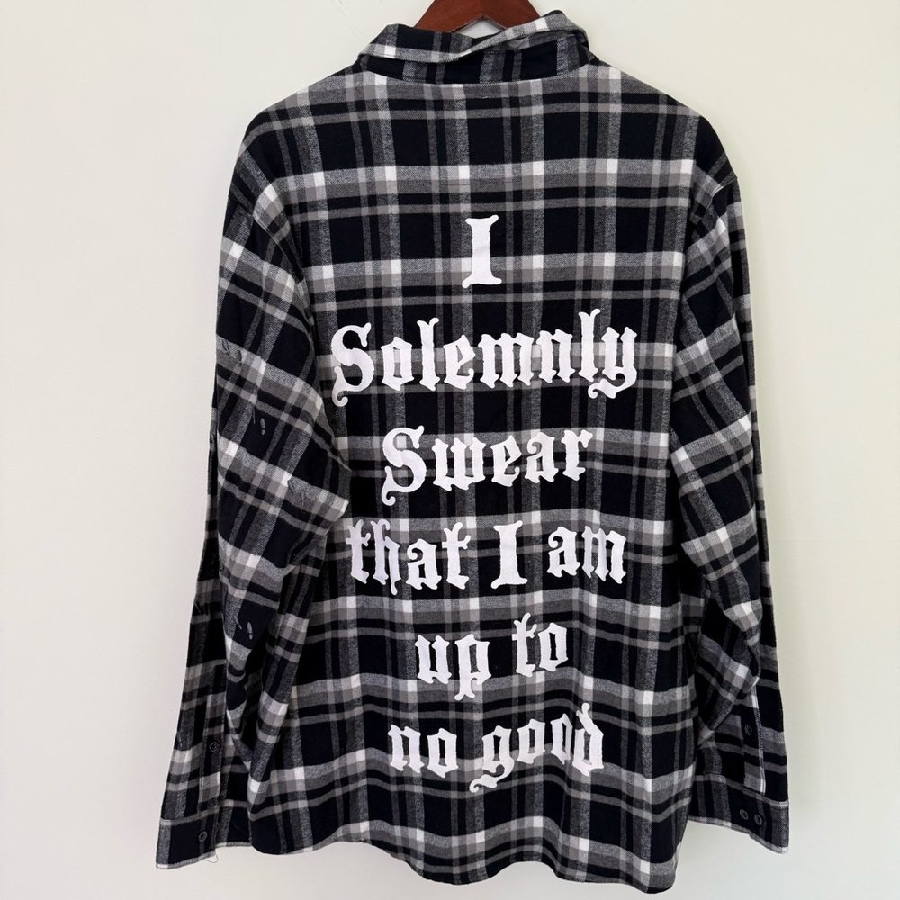 Cakeworthy x Harry Potter Marauder’s Map Flannel Size 2XL